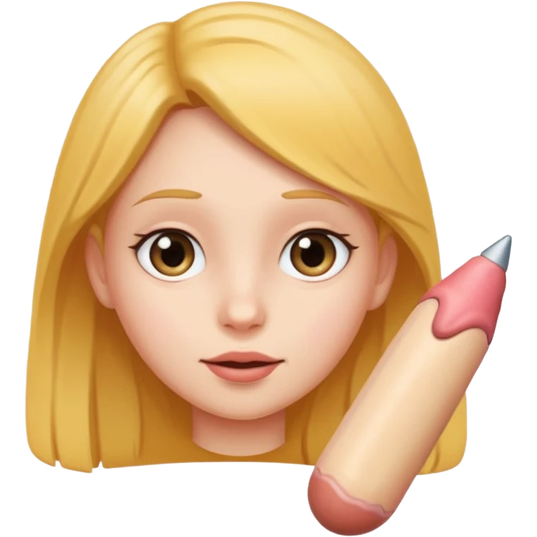 Девушка с членом emoji