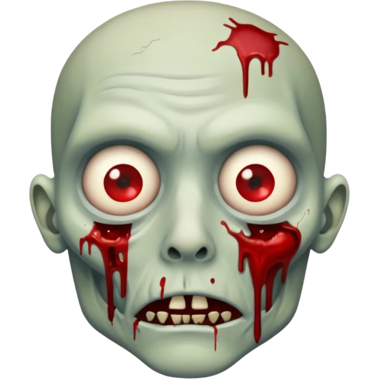 a high zombie emoji