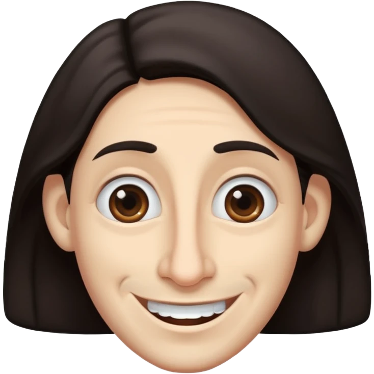 Créate a Jewish with a big nose and has a big sneaky smile emoji emoji