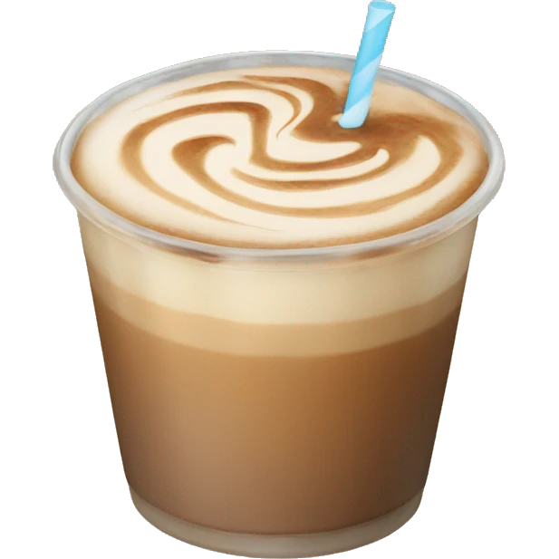 iced latte emoji