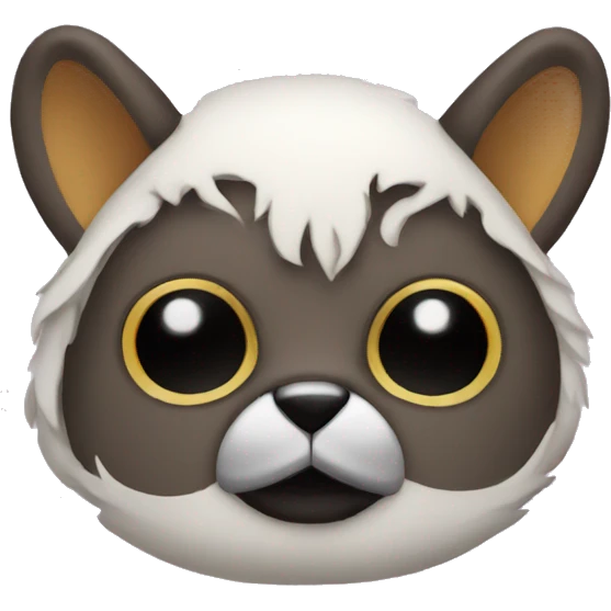 cute masked animal critter emoji