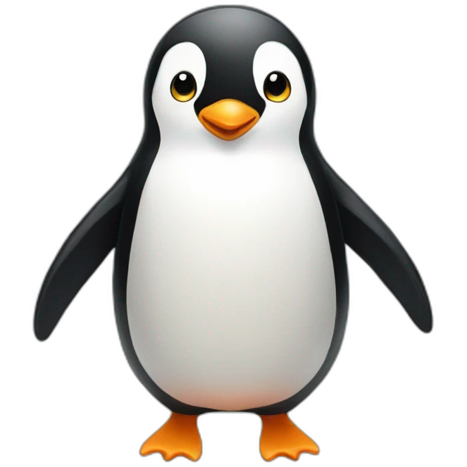 Cute penguin emoji