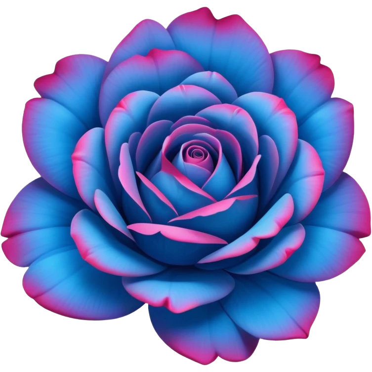 Rosa Azul emoji