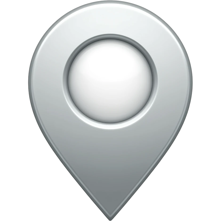 location pin silver emoji