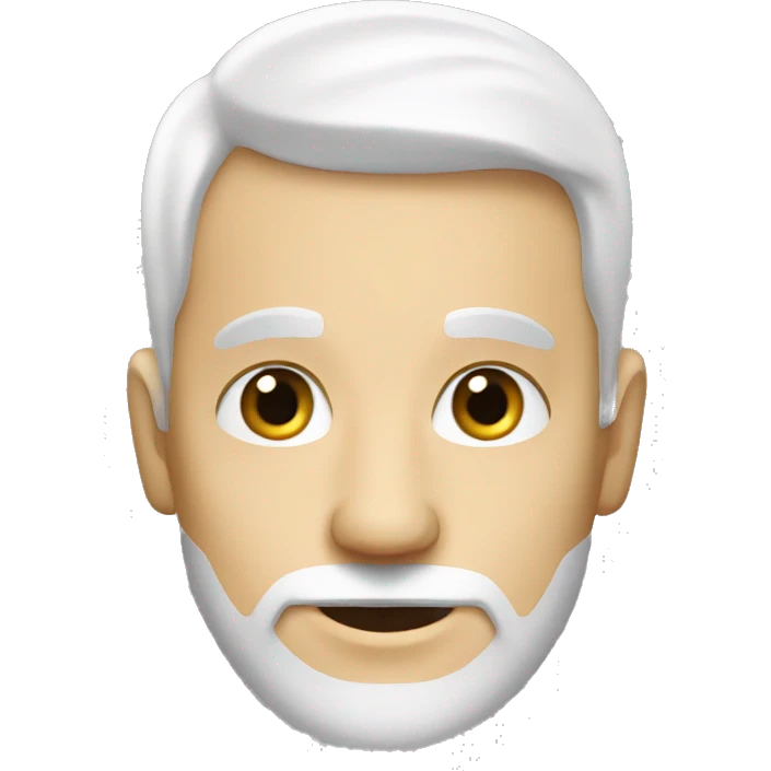 a bald german tech guy with a light white beard emoji