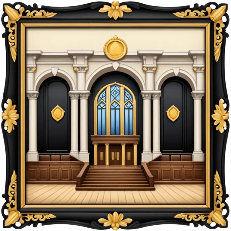court building inside emoji