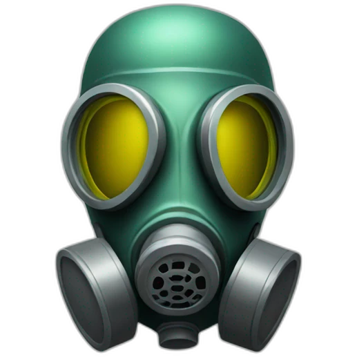 Sci-fi gas mask emoji