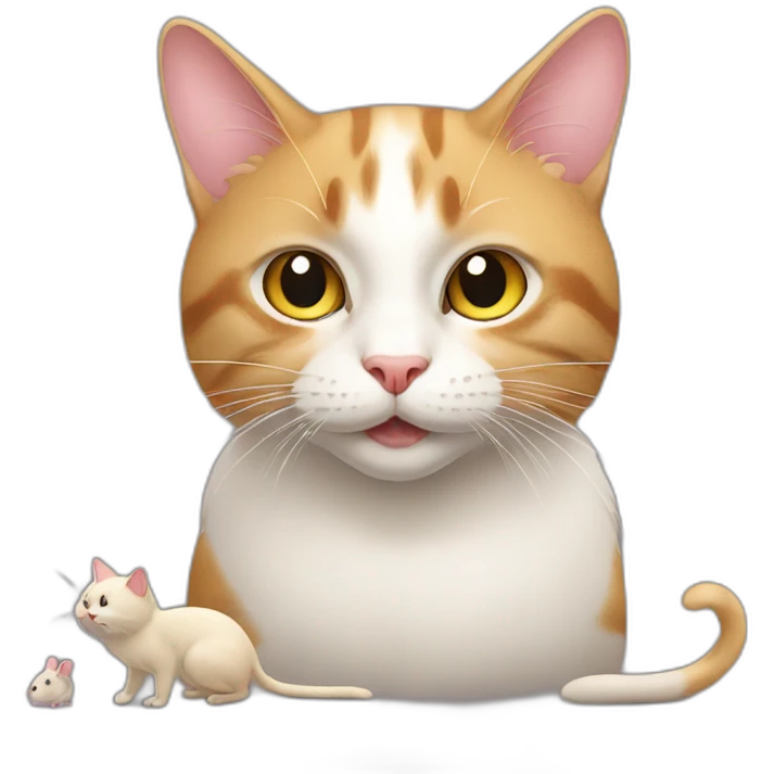 Cat with mice emoji