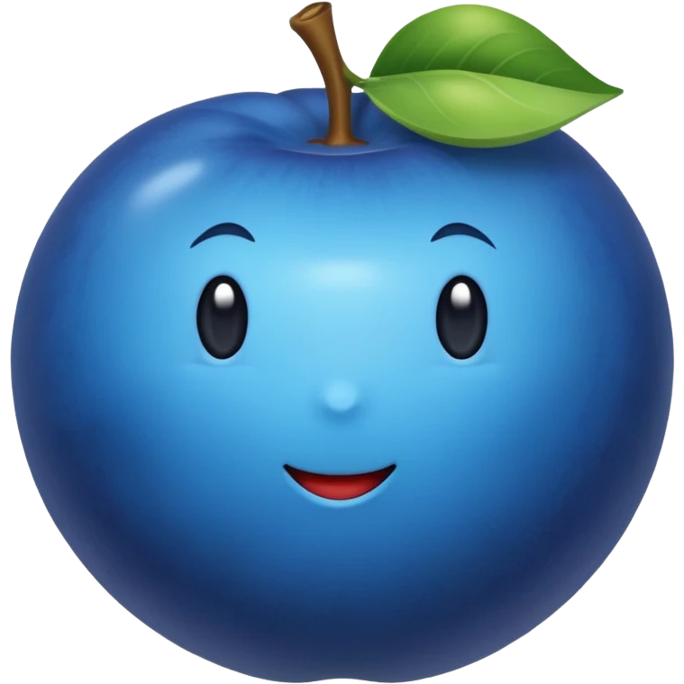 blue fruit emoji
