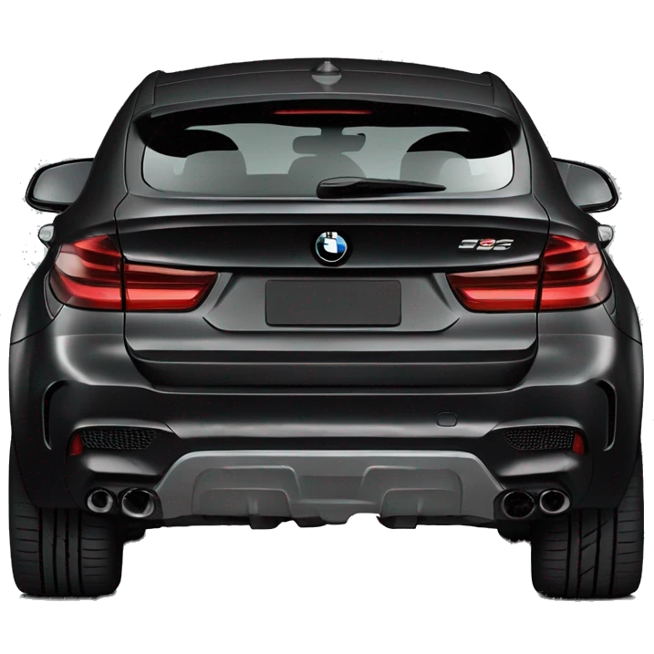 black bmw x6m 2024 emoji