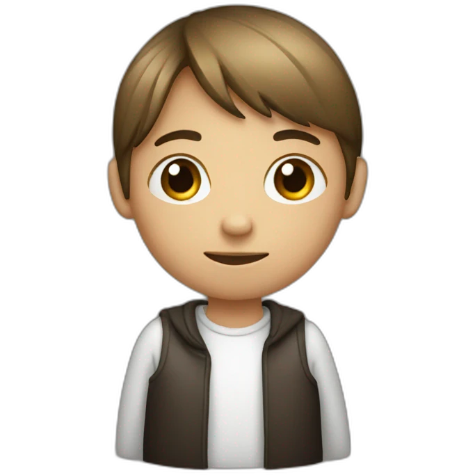 children with dark bottle emoji