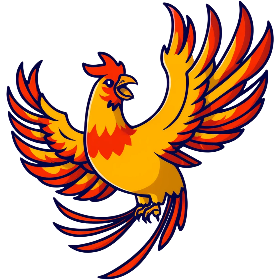 Phoenix inspired by The Poppy War book emoji