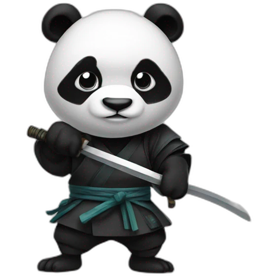 Ninja panda emoji