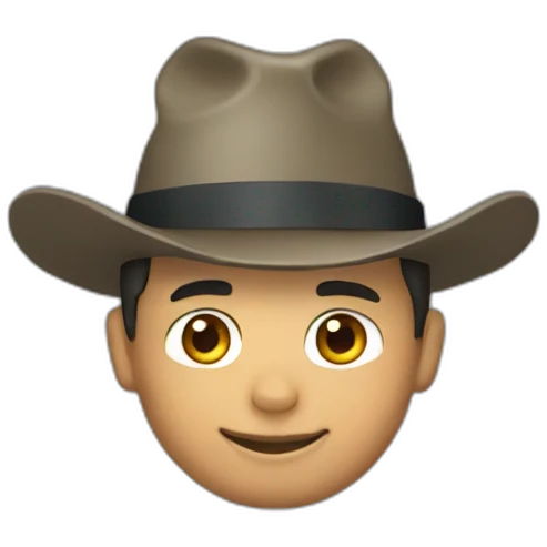 Cristiano ronaldo with a hat  emoji