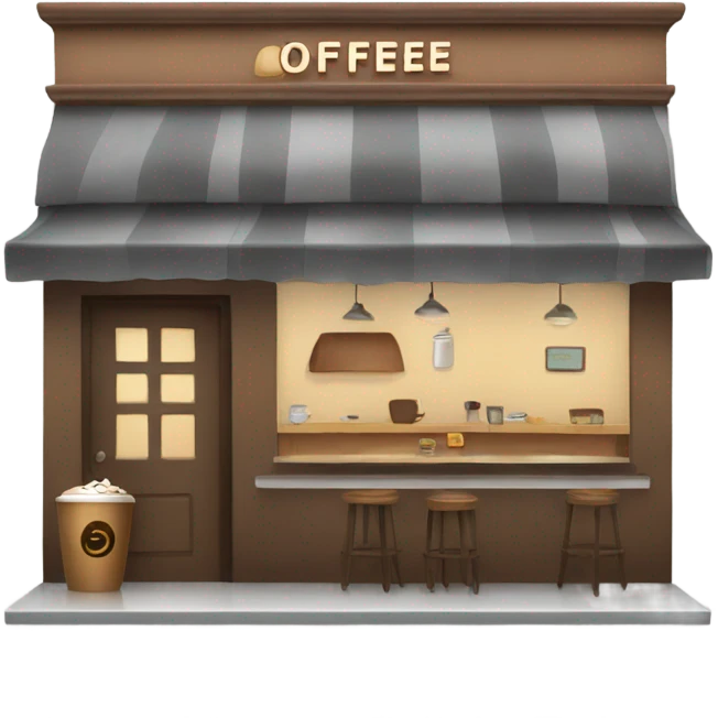 Coffee shop emoji