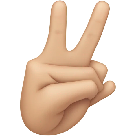 Hand making L sign with thumb and index finger emoji