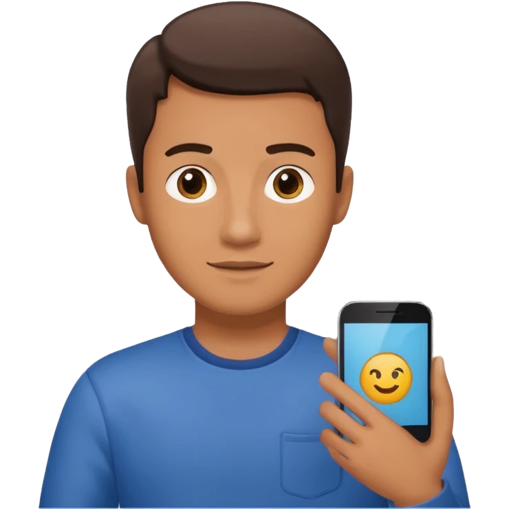 man with nbg app emoji