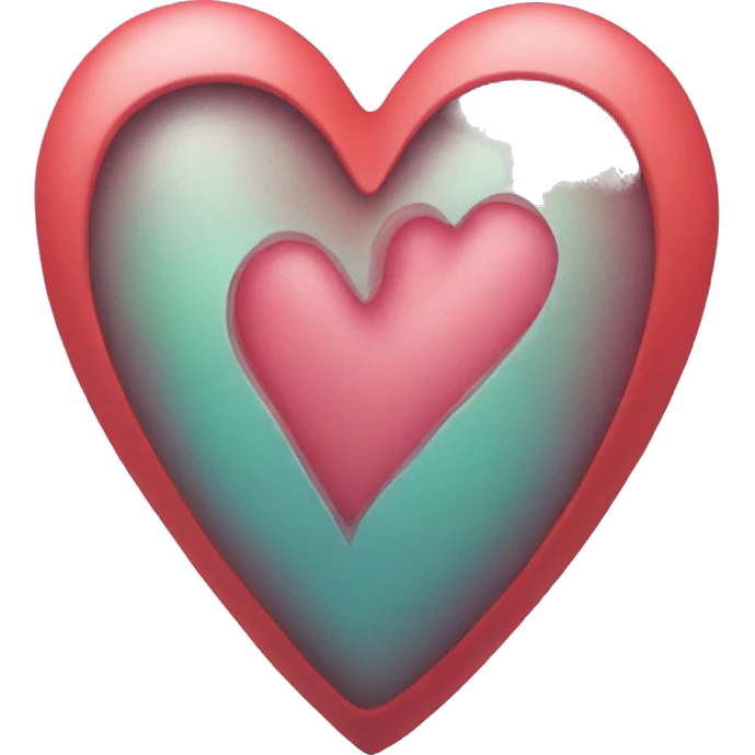 Coloured heart emoji