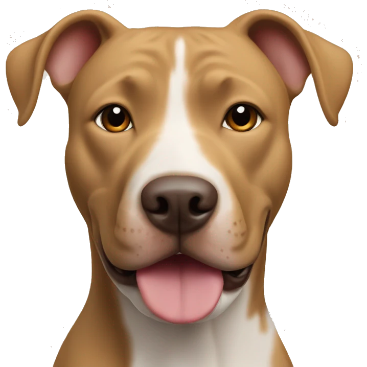 Pitbull/labrador mixed tan color emoji