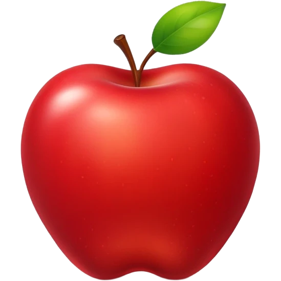 An apple for the teacher emoji