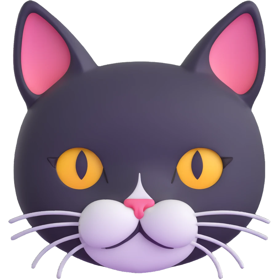 cute cat face emoji