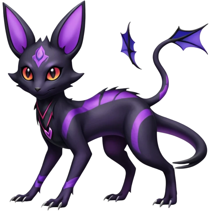 Salandit-Noivern-Umbreon-Espeon-Hybrid (Full body) emoji