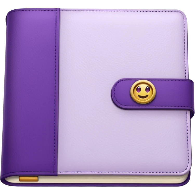 journal white and purple emoji