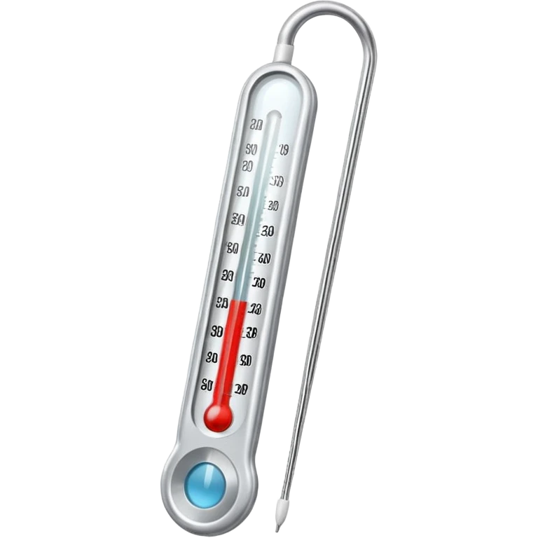 Medical Thermometer for measuring people's temperature emoji