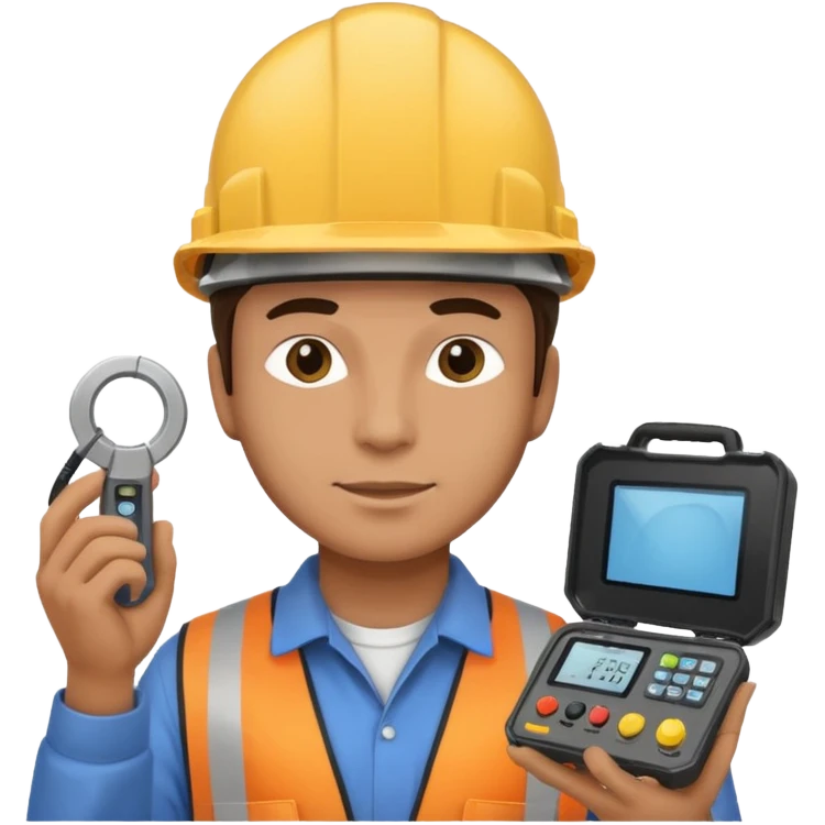 chef opérateur contrôle non destructif homme emoji