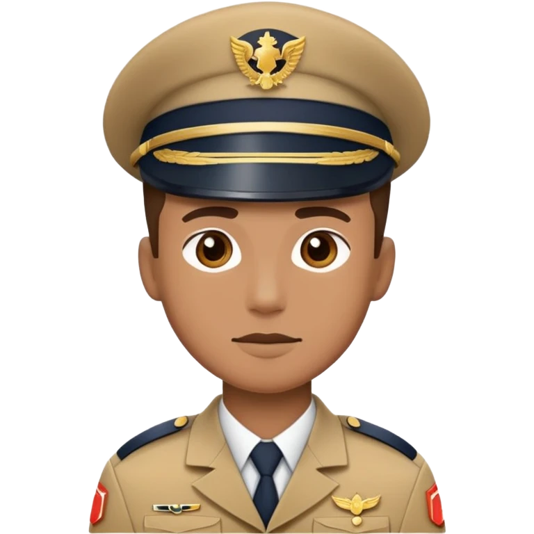 service man in uniform emoji
