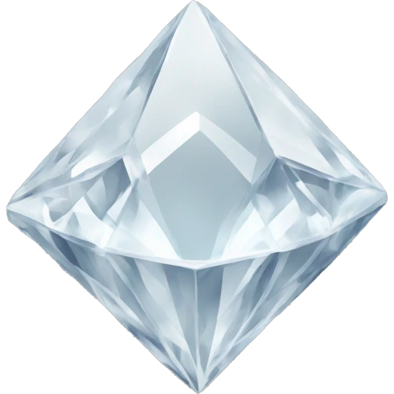 White crustal diamond emoji