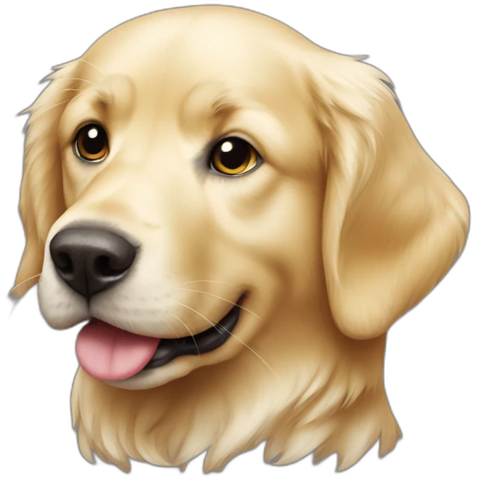 English-cream-golden-retriever eithpirate-duck-toy emoji
