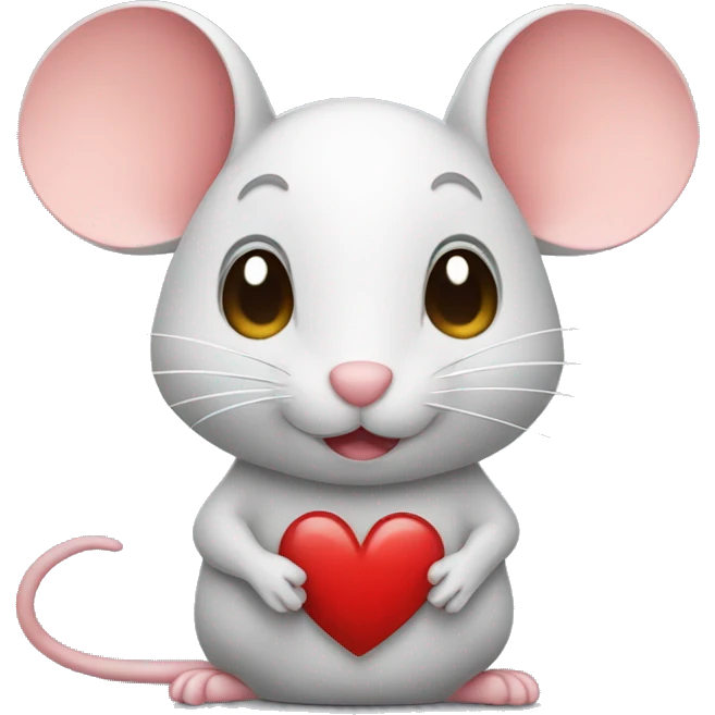 Mouse with Heart emoji