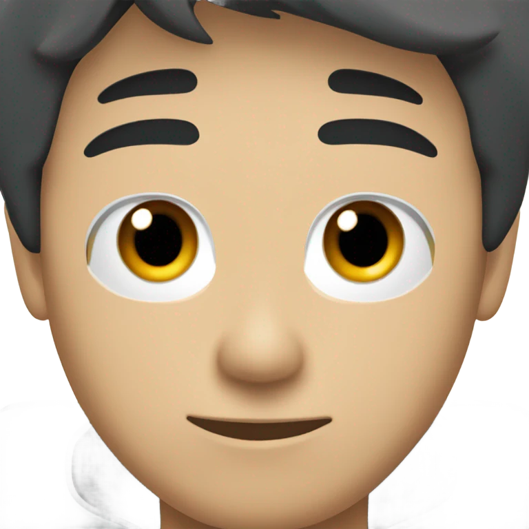 formula one driver, asian, black hair, black eyes, male, round face emoji