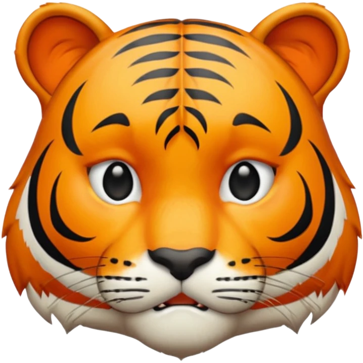 Tiger  crying emoji