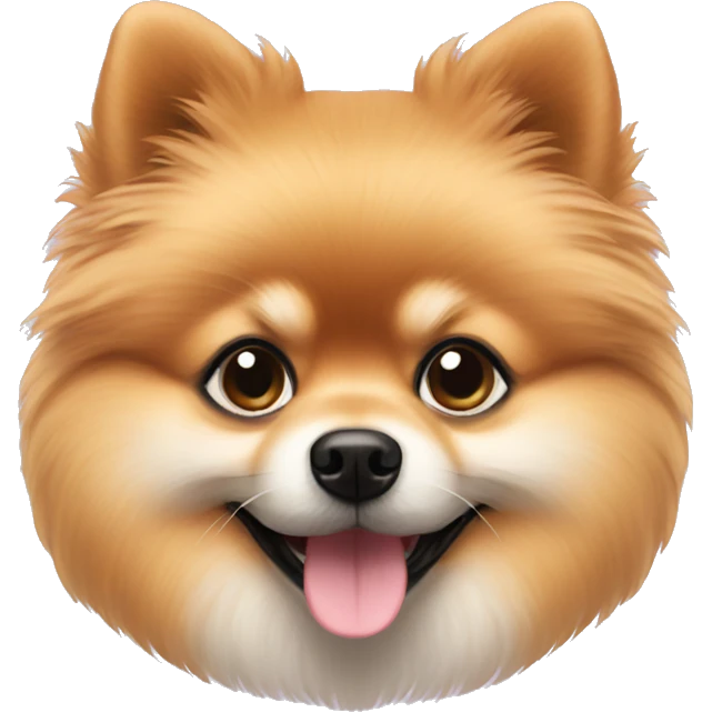 cute pomeranian named Milo emoji