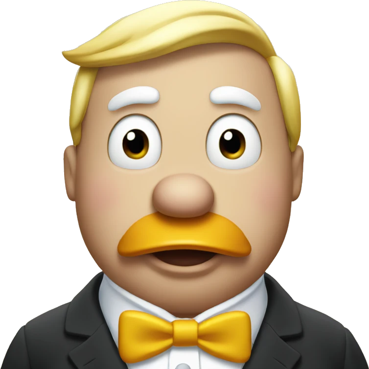 Fat Donald Duck  emoji