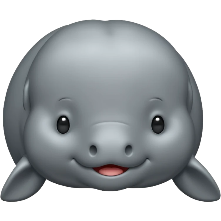 manatee emoji iphone style emoji