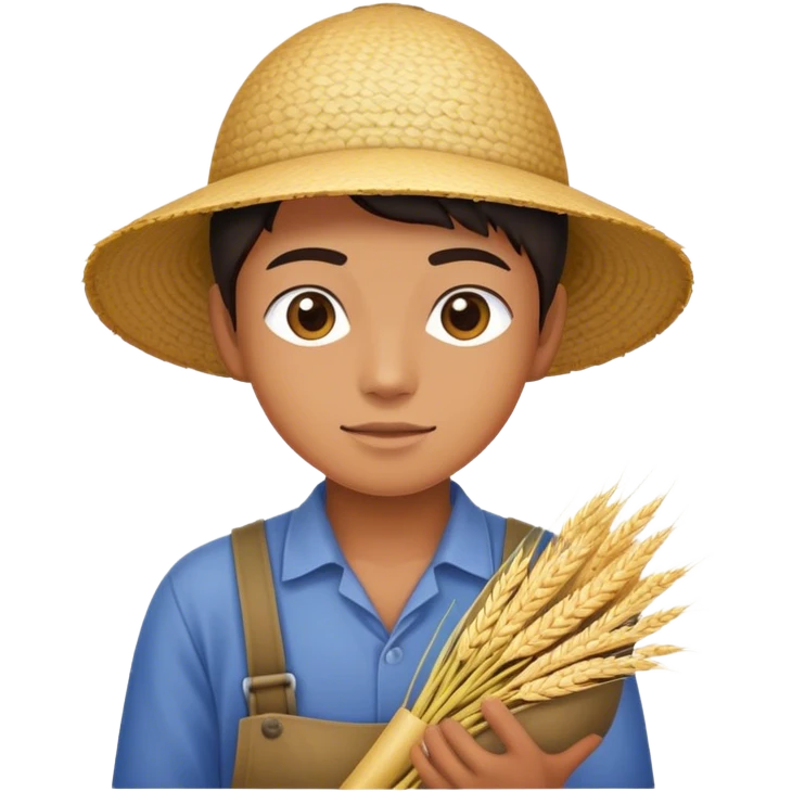 Rice worker emoji