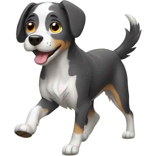 dog walking emoji