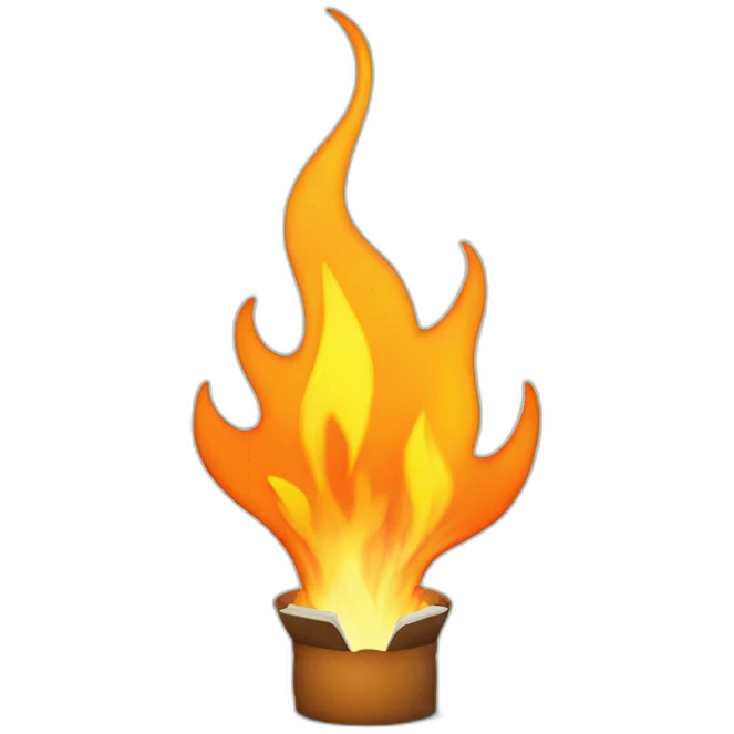 contracts on fire emoji