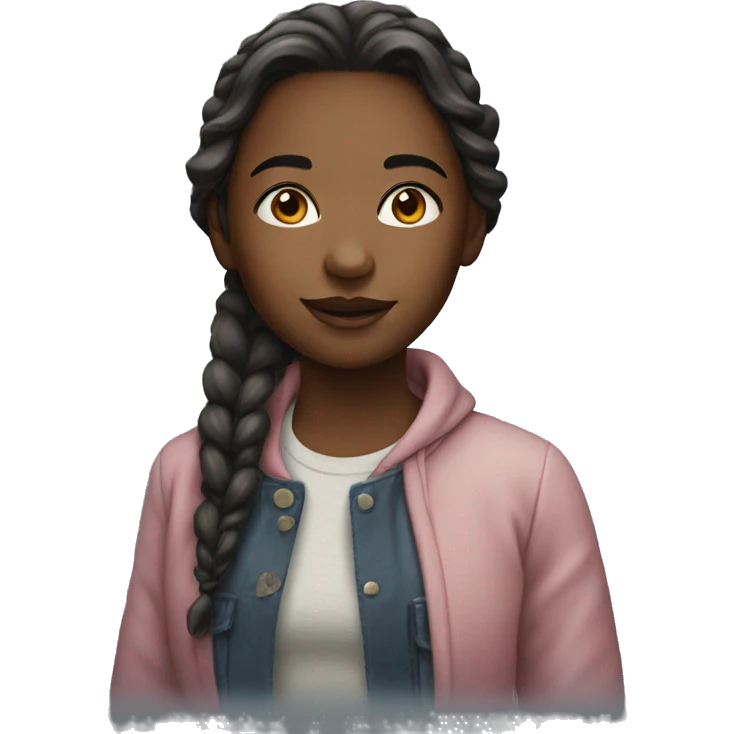 realistic portrait of girl emoji