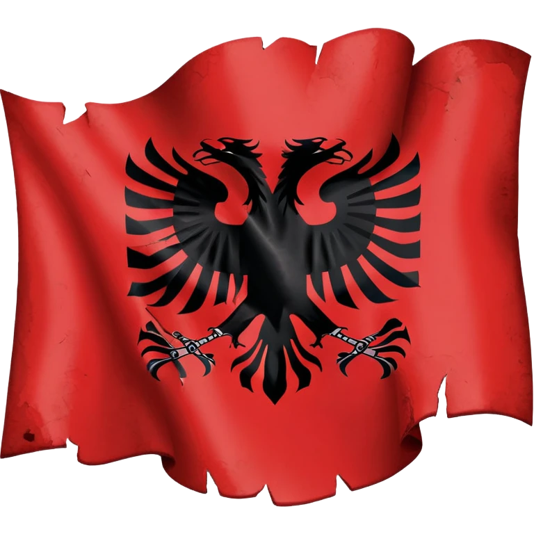 Albanian flag ripped by Greeks emoji