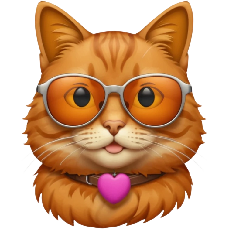 Cat wearing sunglasses emoji