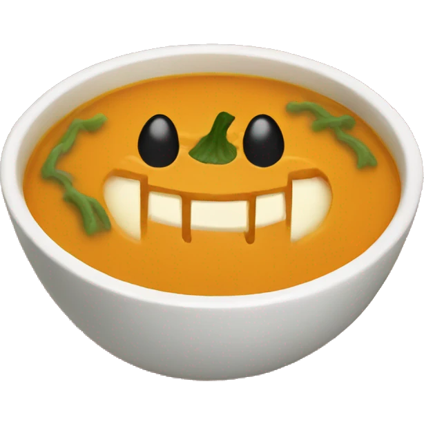 Pumpkin soup emoji