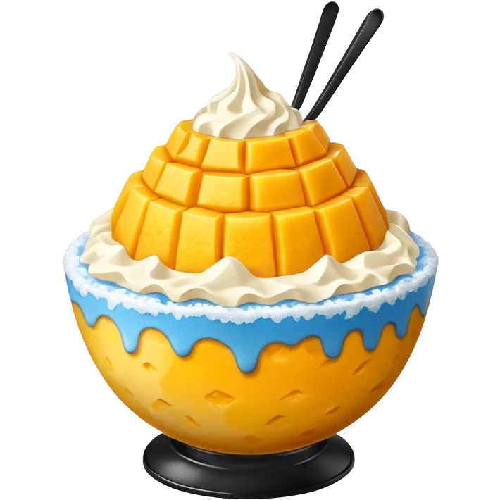 mango bingsu emoji