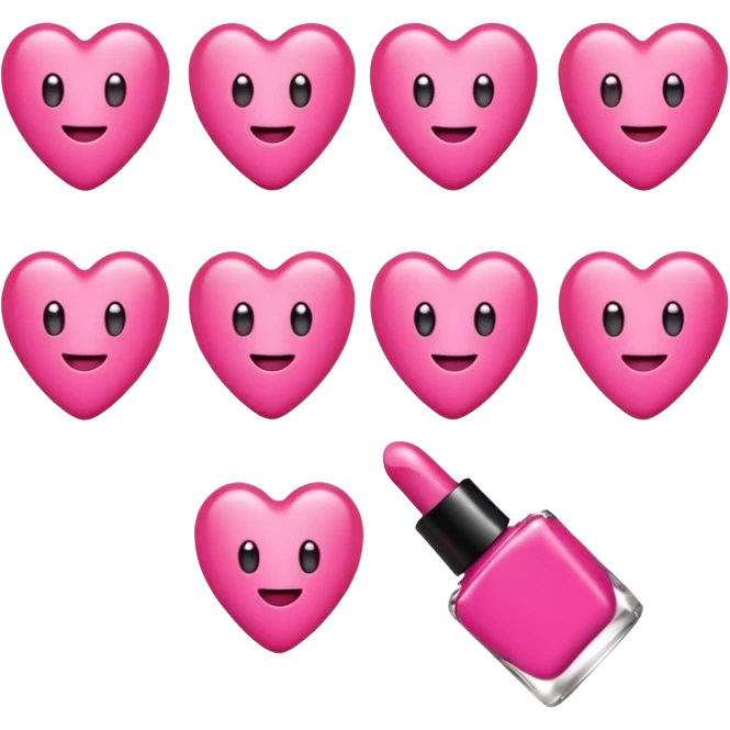 Nail inspired emojis emoji