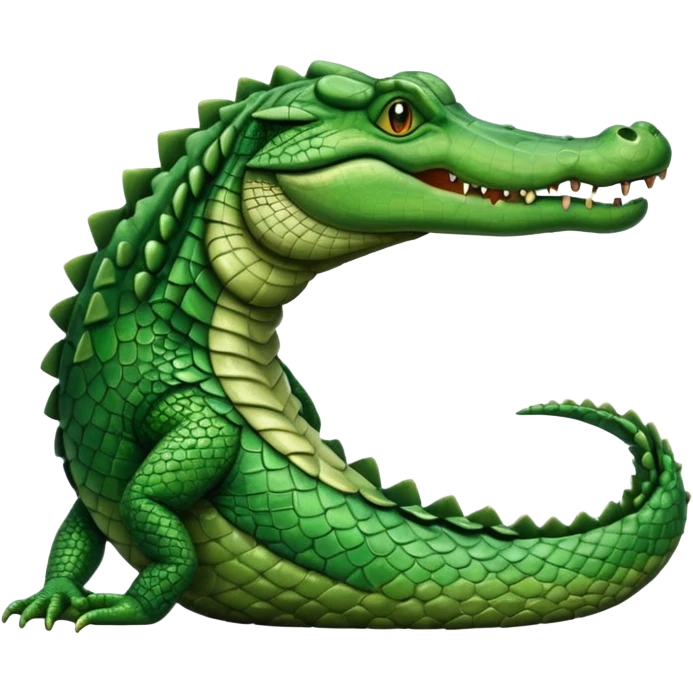crocodile side view emoji
