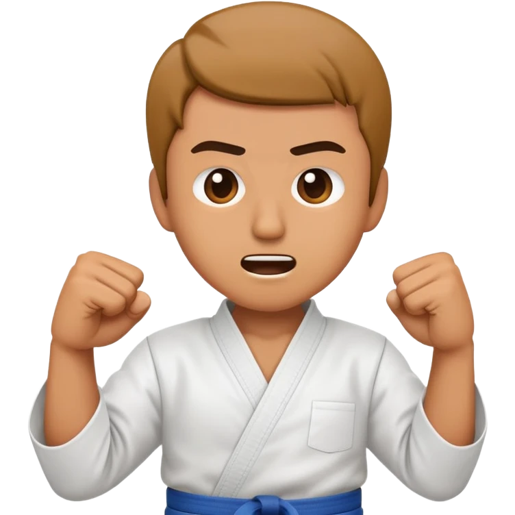 A man emoji, getting a karate chop to the throat emoji