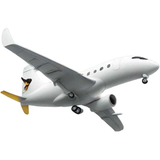 Bird flying out of a plane  emoji